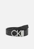 Calvin Klein NEW MONO BELT - Belt - black monogram