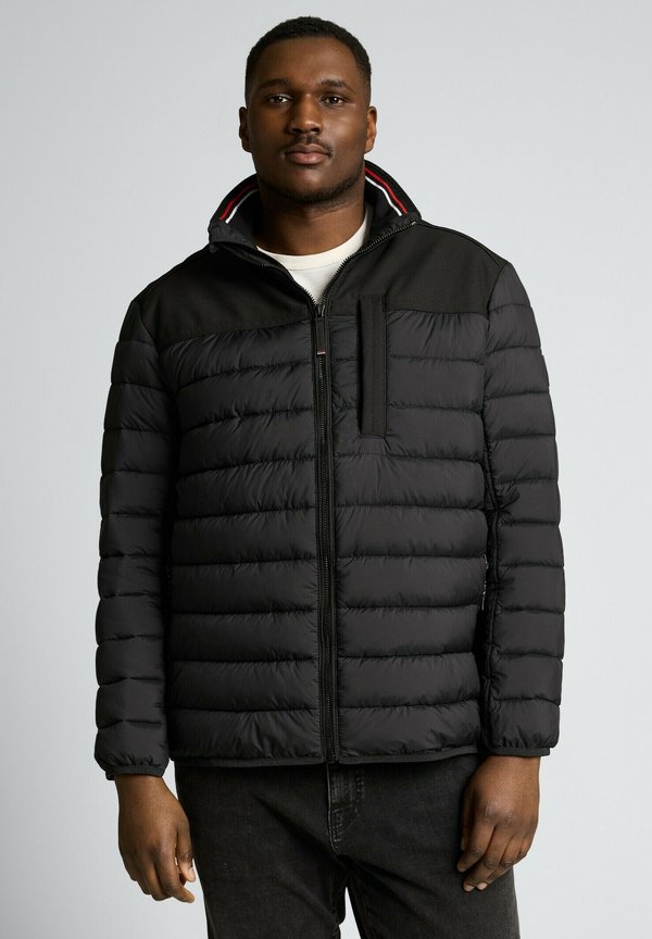 TOM TAILOR TOM TAILOR JACKEN PLUS SIZE - HYBRID STEPPWESTE MIT STEHKRAGEN - Winter jacket - black