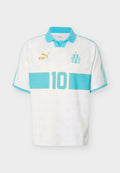 Puma OLYMPIQUE DE MARSEILLE KING RETRO - Club wear - white/team aqua