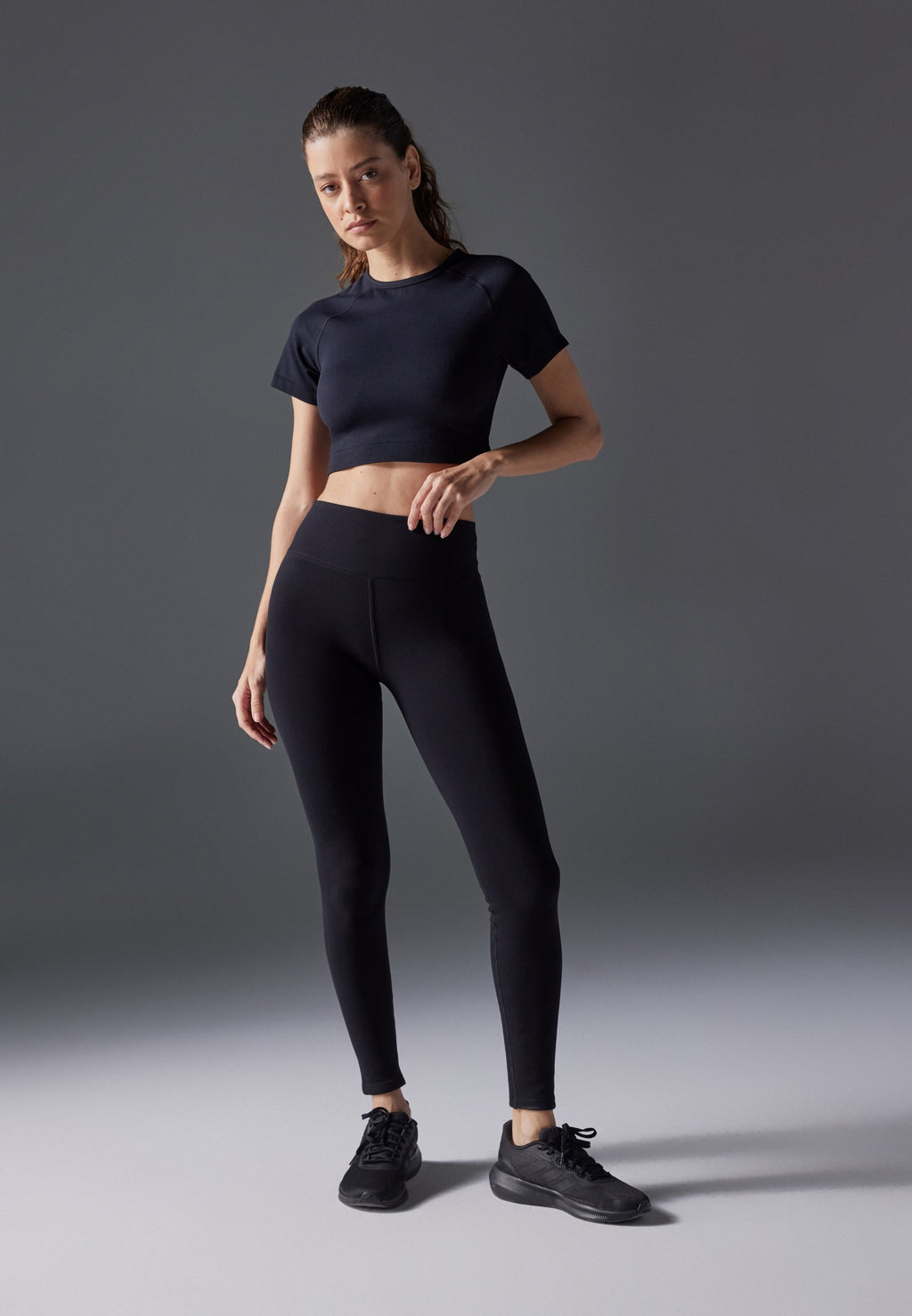 Even&Odd active SEAMLESS CROPPED T SHIRT