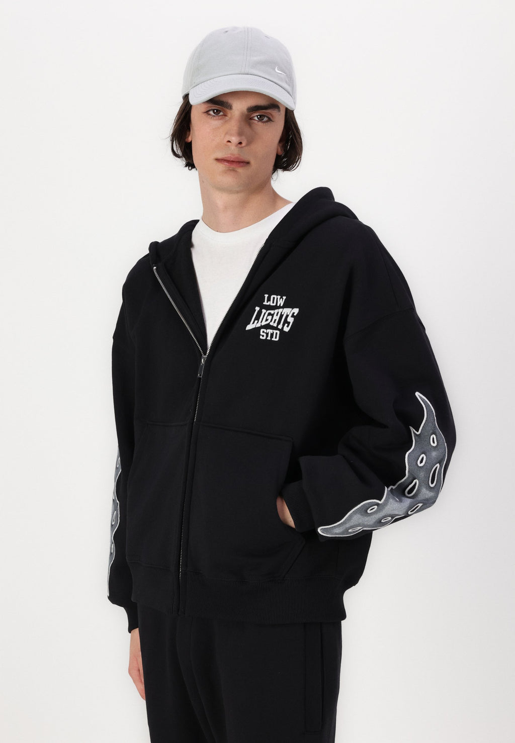 LOW LIGHTS STUDIOS® NITROMETHANE ZIP HOODIE UNISEX