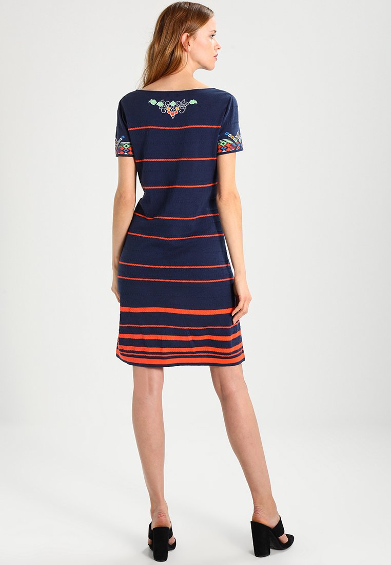 Ivko STRIPED DRESS INTARSIA PATTERN