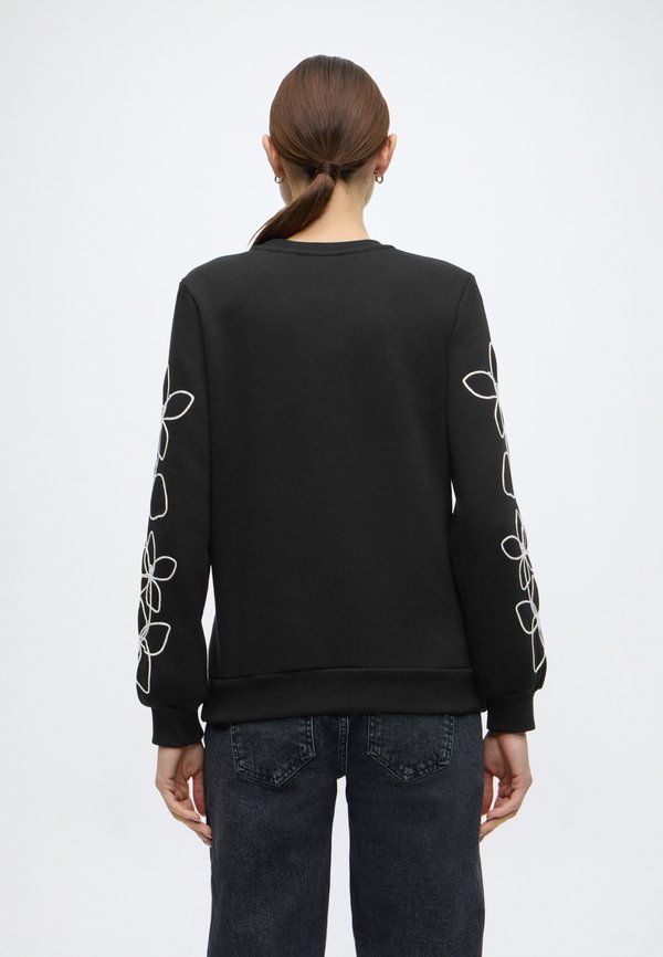Anna Field MAMA ROPE CHAIN SLEEVE DETAIL FLOWER CREW