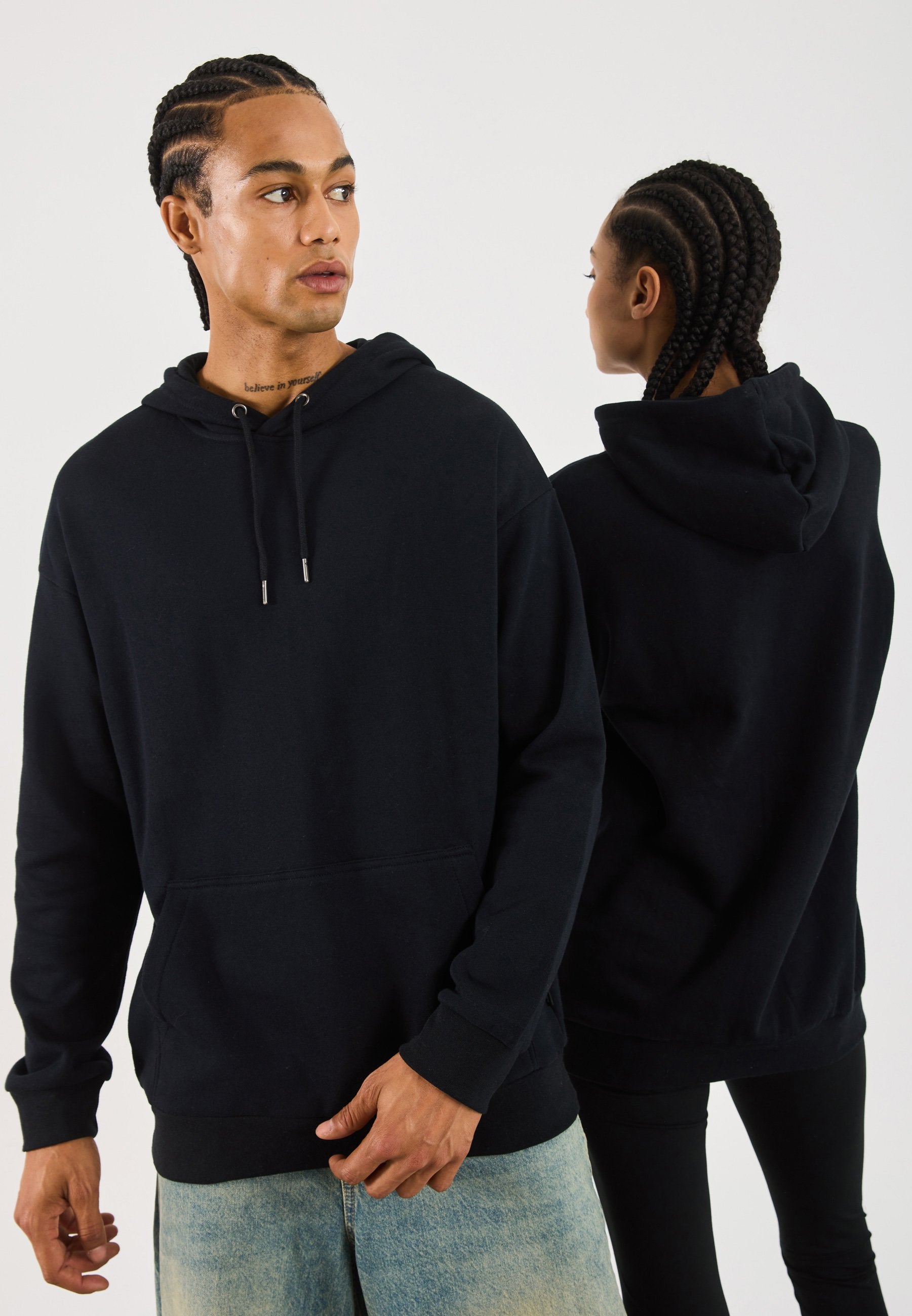 YOURTURN UNISEX 2 PACK RELAXED FIT HOODIE