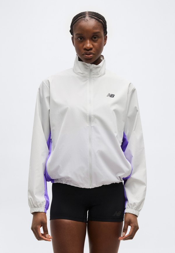 New Balance FAST DAYS JACKET - Windbreaker - grey matter