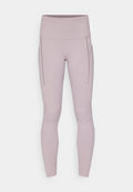 Leggings in hellmaul, aus dehnbarem Stoff, mit hohem Bund und Seitentaschen mit Nähdetails.