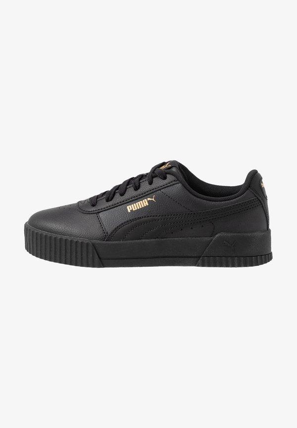 Puma CARINA  - Trainers - black/team gold