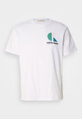 Calvin Klein Jeans BAUHAUS LOGO GRAPHIC - Print T-shirt - brilliant white