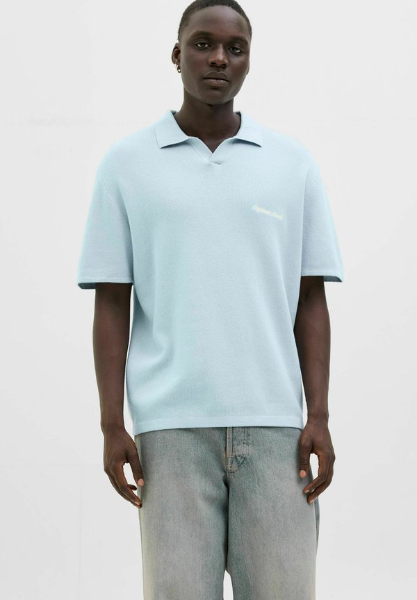 Jack & Jones Knitted Knitted - Polo shirt - skyway