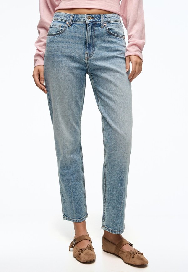 Bershka Mom Jeans - blue denim