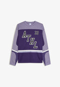 Bershka PRINT - Long sleeved top - mauve
