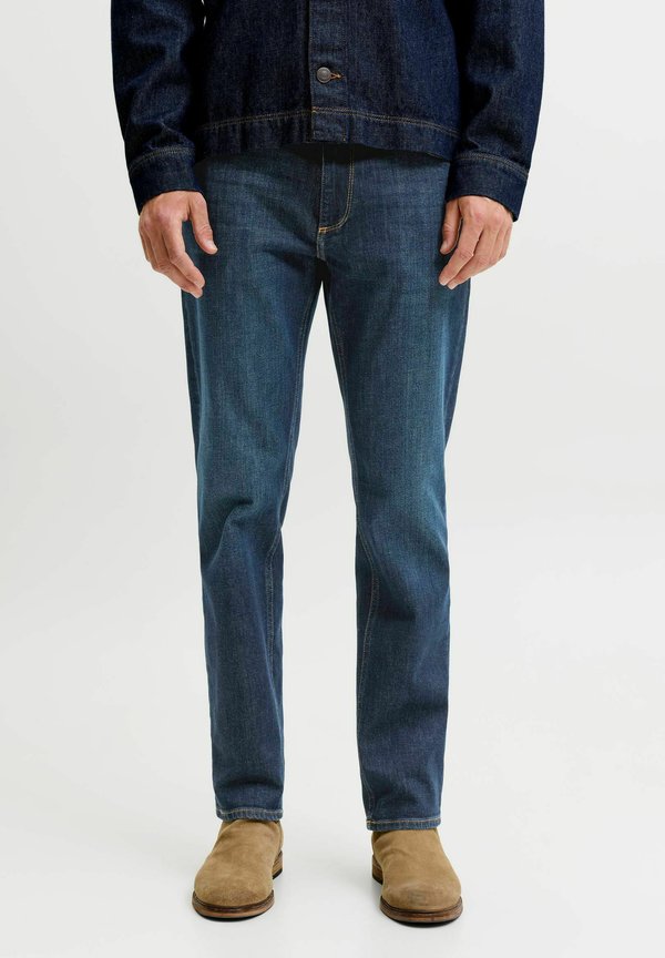 Jack & Jones REGULAR FIT JEANS JJICLARK JJEVAN JOS 296 SN REGULAR FIT JEANS - Jeans Tapered Fit - blue denim
