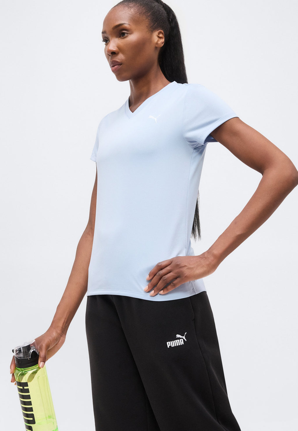 Puma TAD ESSENTIAL V NECK TEE