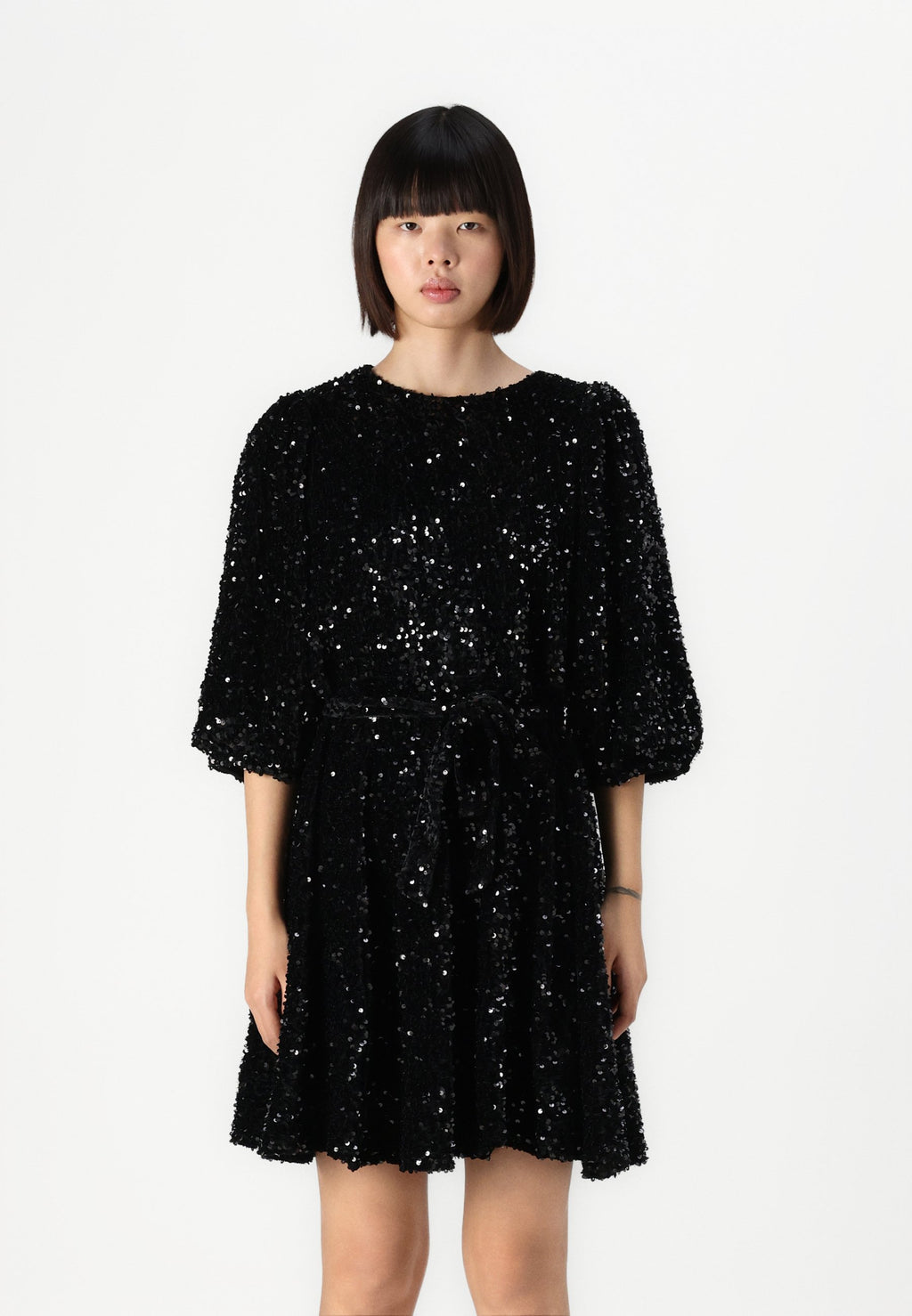 VILA VIFAITH O NECK SHORT DRESS