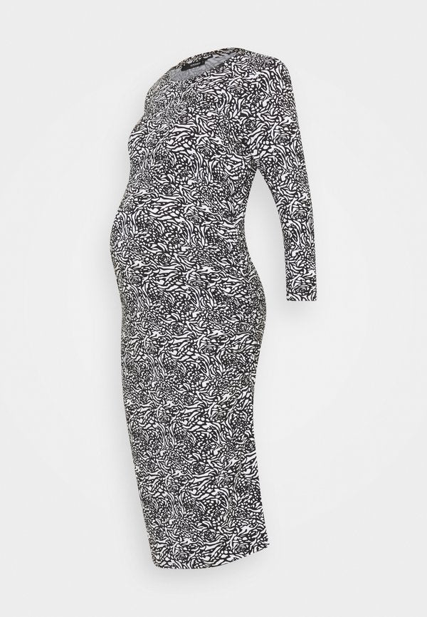 Supermom DRESS ANIMALBLACK