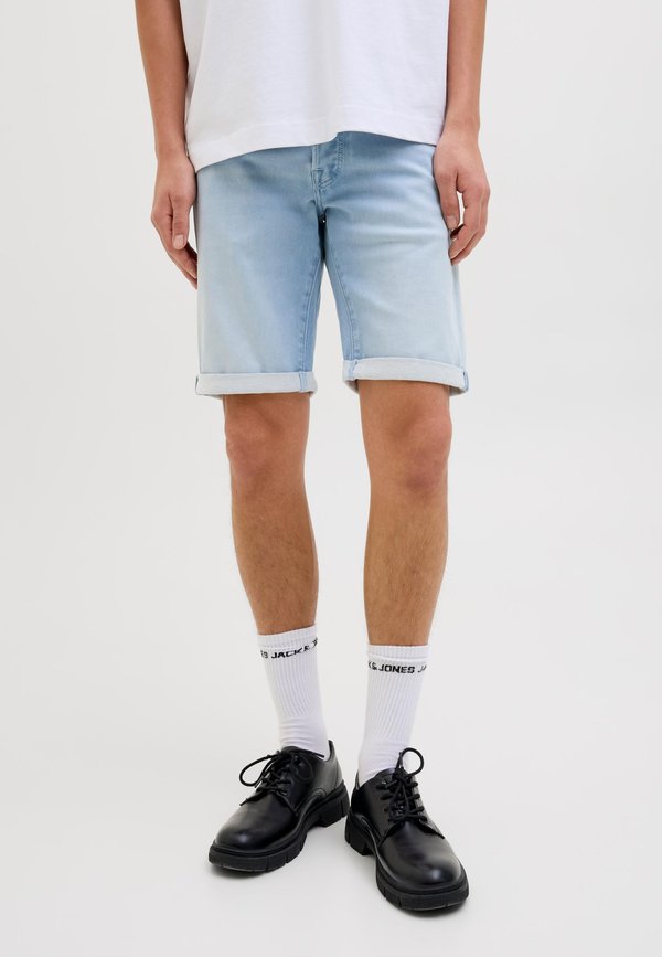 Jack & Jones JJIRICK JJICON DENIM SHORTS - Denim shorts - blau