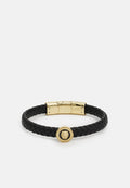 Guess LION COIN UNISEX - Bracelet - yellow gold-coloured/black