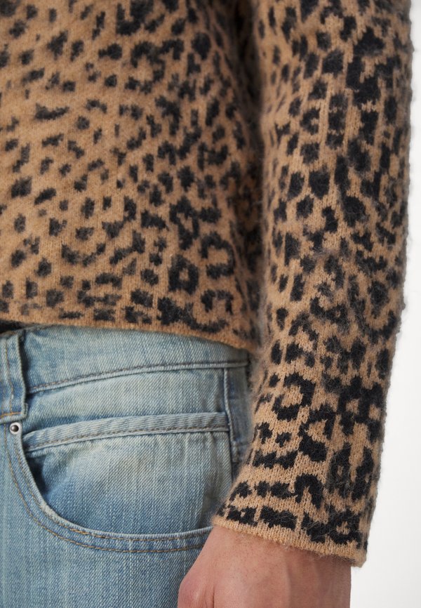 Jaded London LEOPARD CARDIGAN UNISEX