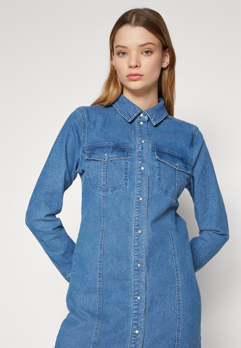 JDY JDYNOELLE BUTTON DRESS