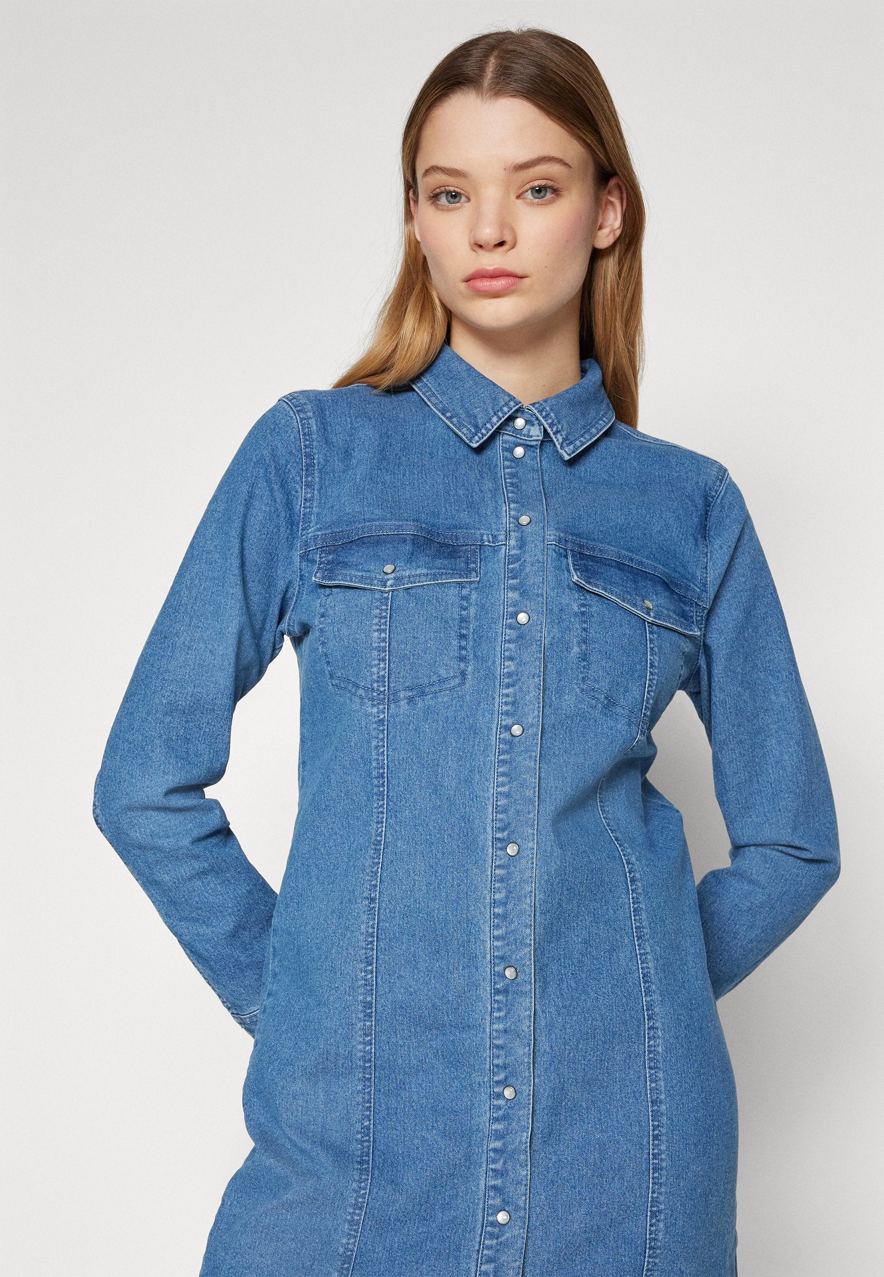 JDY JDYNOELLE BUTTON DRESS