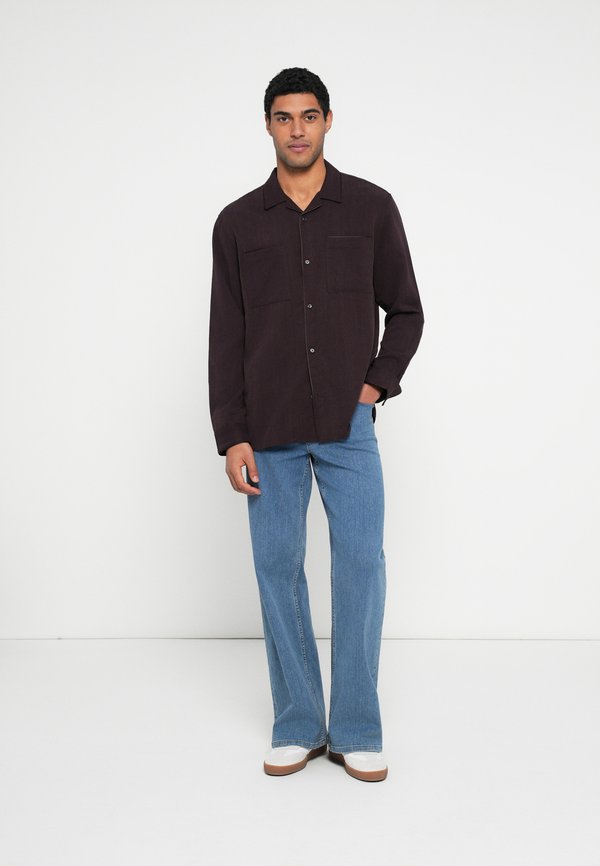 Calvin Klein GLOSSY CAMP COLLAR EASY SHIRT