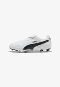 Puma KING LIGA FG/AG - Firm-ground football boots - white- black