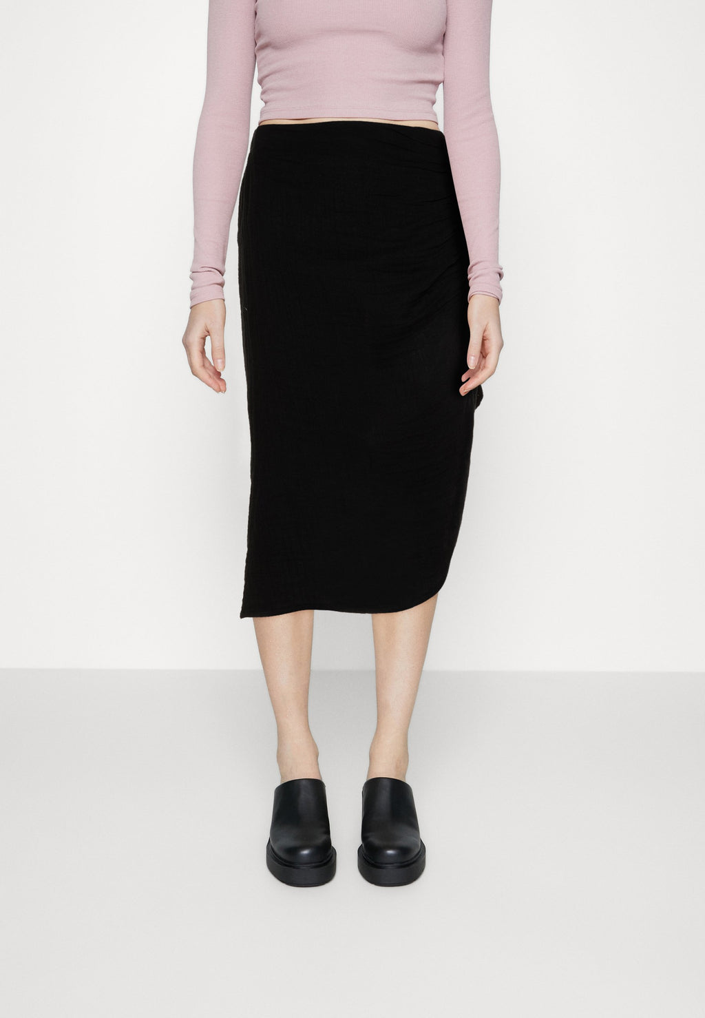 Pieces PCSTINA HIGH SLIT SKIRT