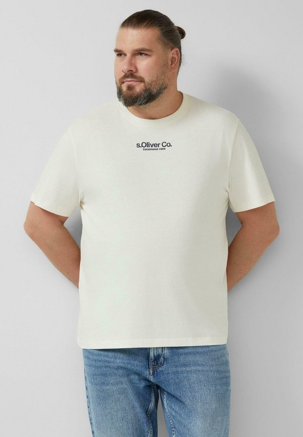 s.Oliver T-SHIRT - Print T-shirt - creme