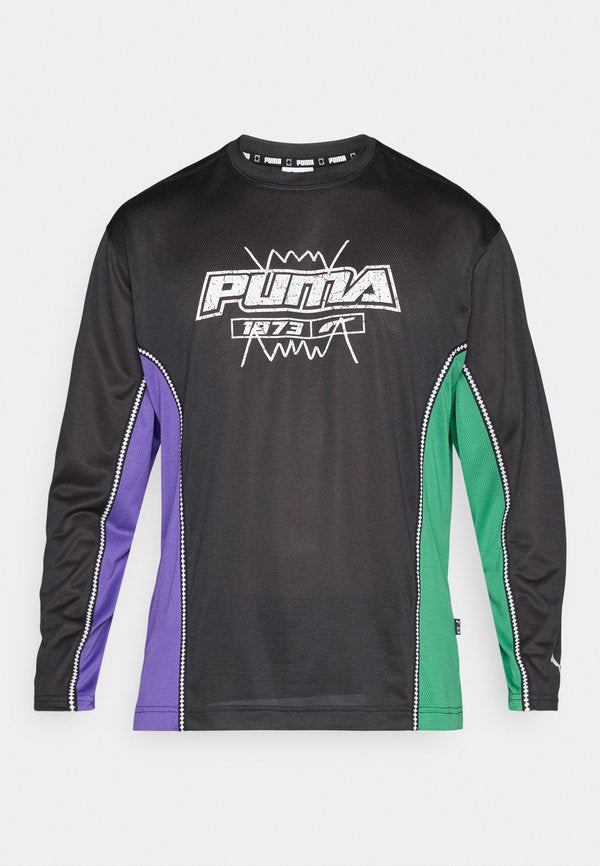 Puma HOOPAVERSE SHOOTING  - Long sleeved top - black