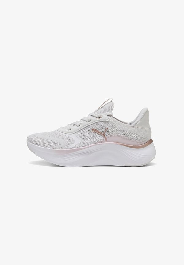 Puma SOFTRIDE MAYVE 2 WNS - Walking trainers - feather gray-powder pink-rose gold-coloured