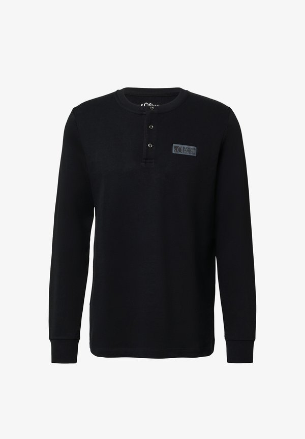 s.Oliver T-SHIRT - Long sleeved top - schwarz