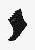 Jack & Jones JACBASIC LOGO TENNIS SOCK 5 PACK - Socks - black