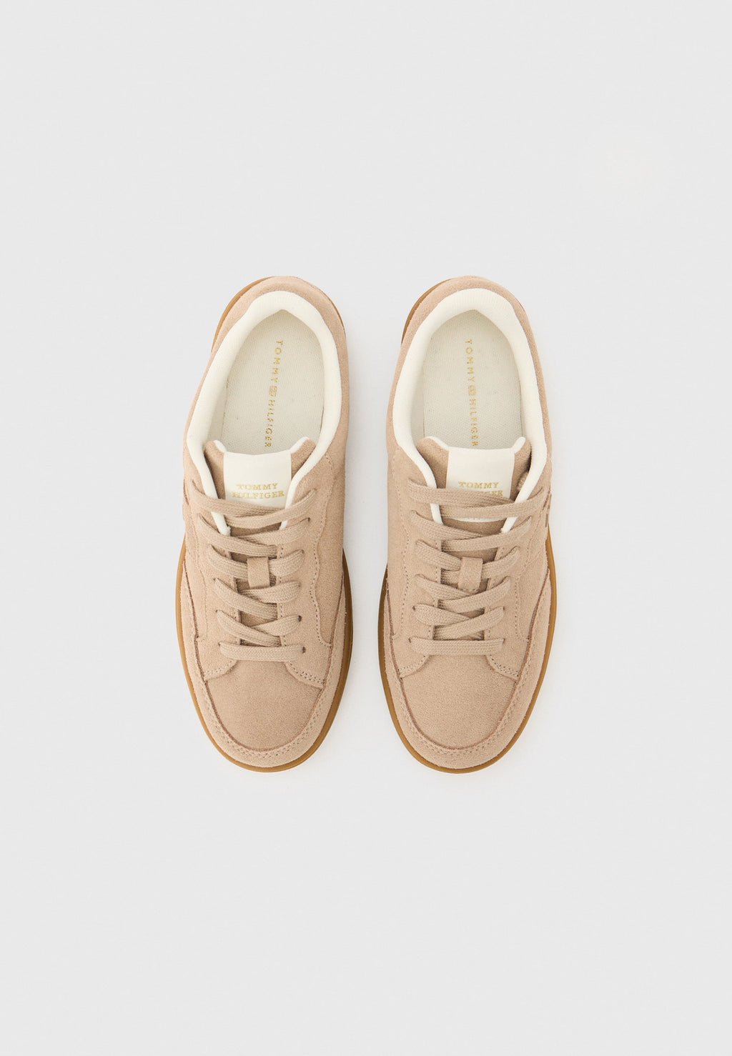 TH MONOGRAM SUEDE COURT TRAINERS Media 4