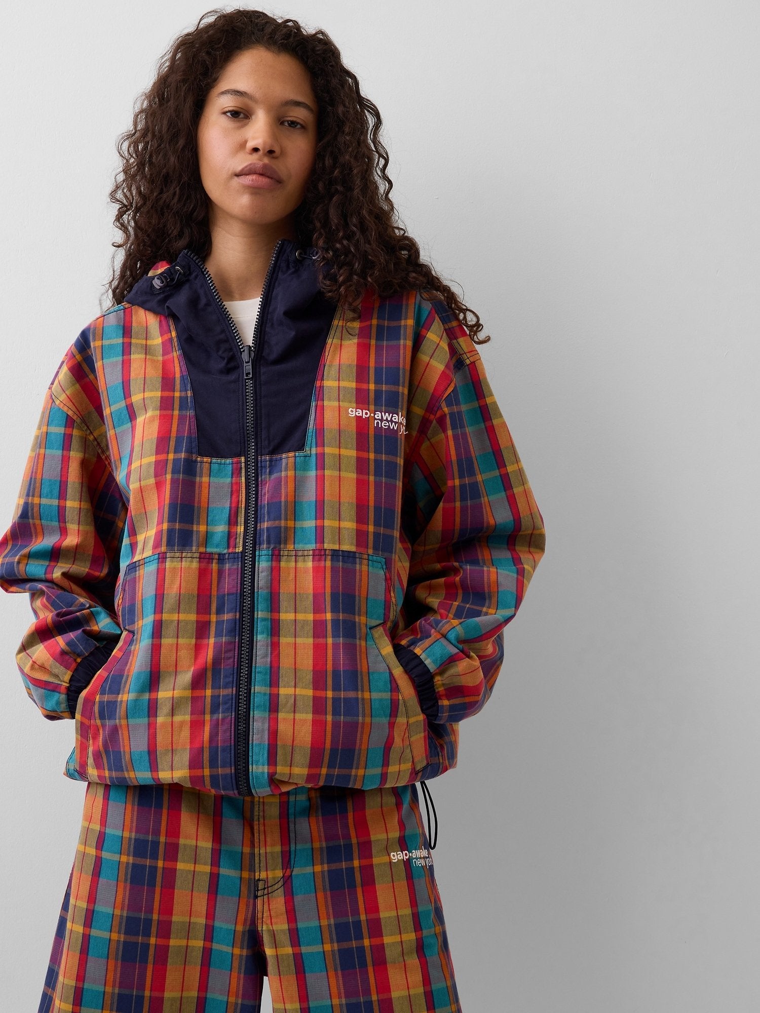 GAP GAP AWAKE NY OVERSIZED REVERSIBLE CANVAS JACKET