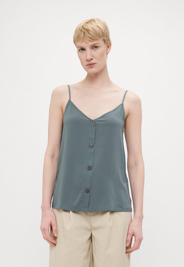 ONLY Tall ONLNELLY LIFE BUTTON SINGLET SOLID