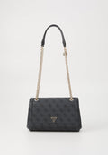 Guess NOELLE XBODY FLAP - Cross body bag - coal