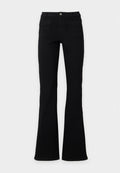 ONLY ONLWAUW - Flared Jeans - black denim