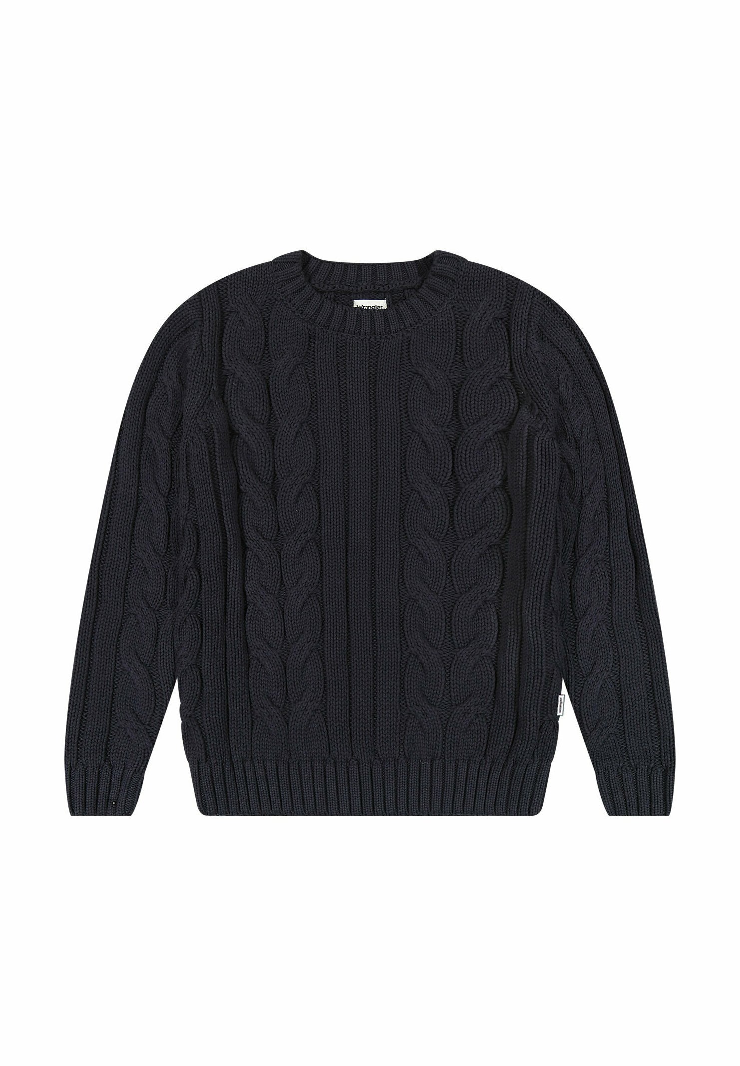 Wrangler LONG SLEEVE CABLE CREW - REGULAR FIT