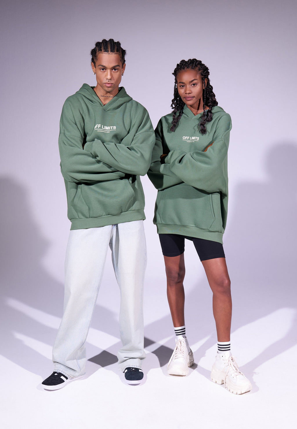 YOURTURN UNISEX RELAXED FIT OFF LIMITS HOODIE