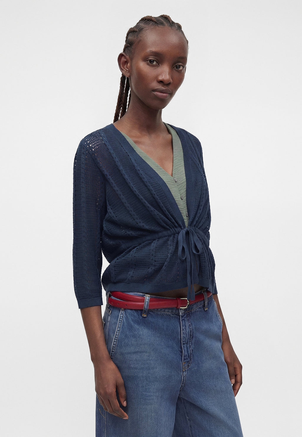 Vero Moda VMLUX LIGHT V NECK STRING CARDIGAN
