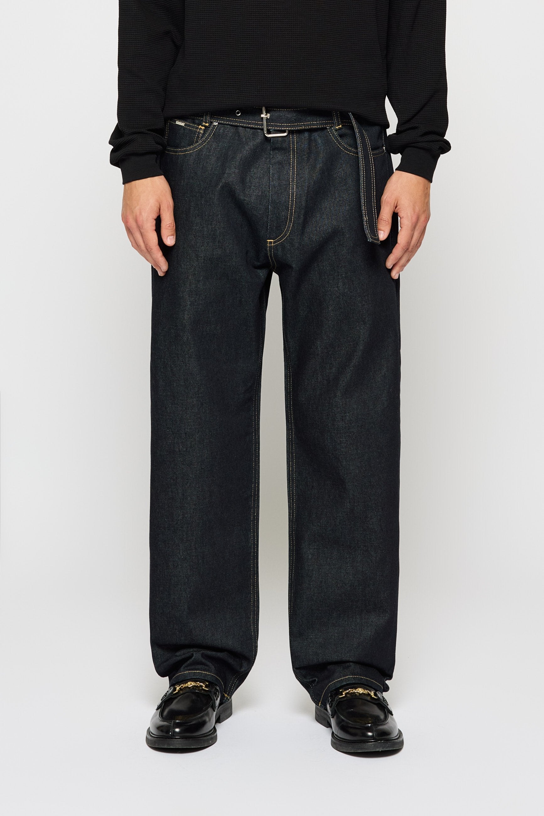 EIGHTYFIVE BELTED DENIM UNISEX