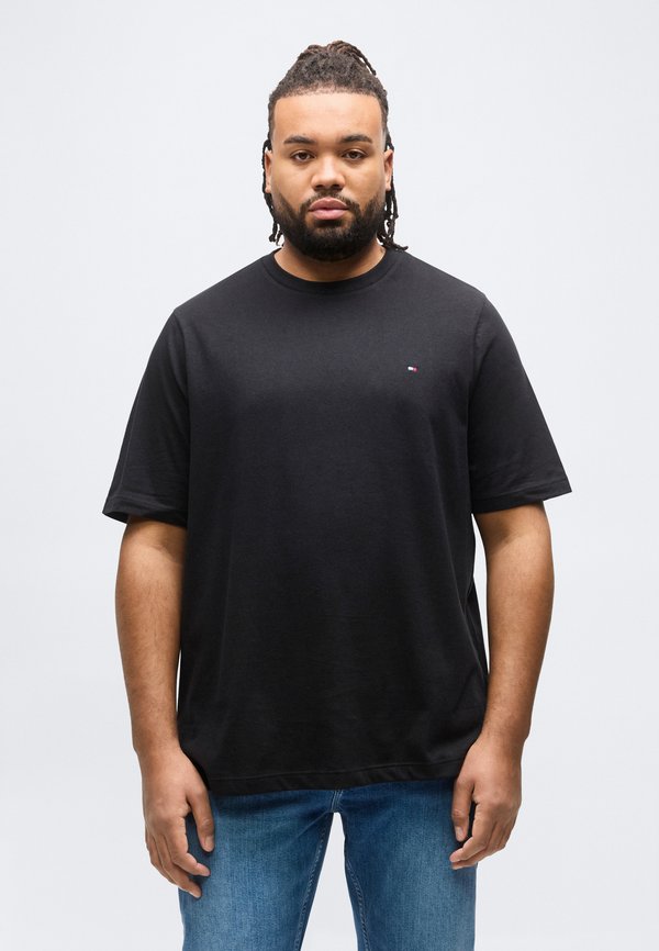 Tommy Hilfiger SEASONAL SOLID TEE - Basic T-shirt - black