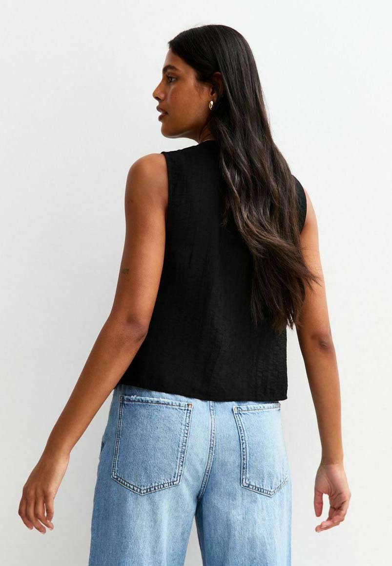 New Look PLEATED TIE FRONT SLEEVELESS