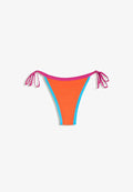 Bershka CONTRAST BRAZILIAN - BIKINI BOTTOMS - Bikini bottoms - orange
