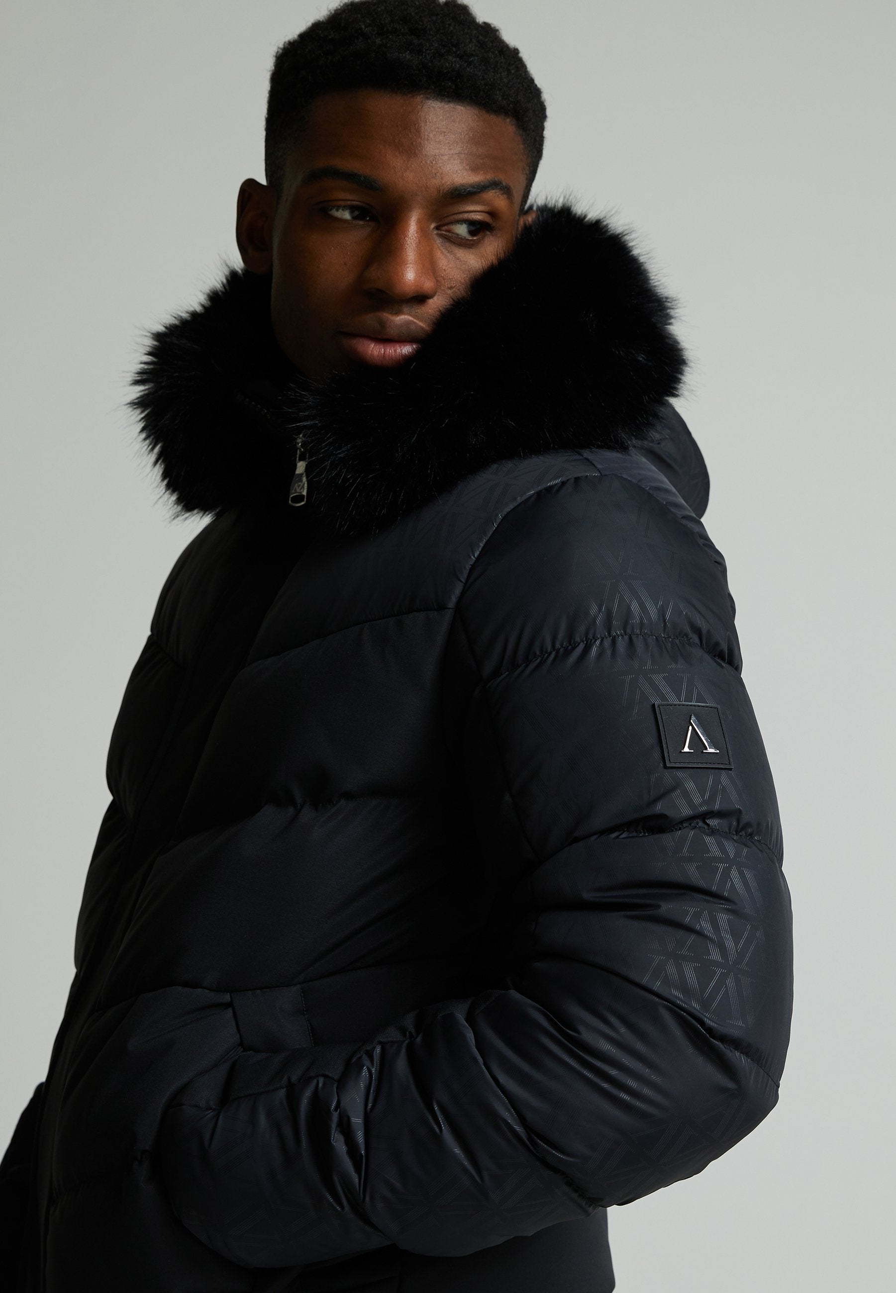Alessandro Zavetti LAVANDA COTTON POLY PUFFER JACKET