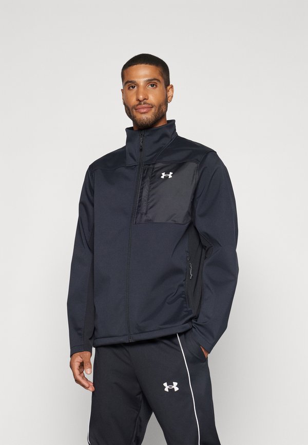 Under Armour STORM COLDGEAR INFRARED SHIELD 2.0 - Soft shell jacket - black/white
