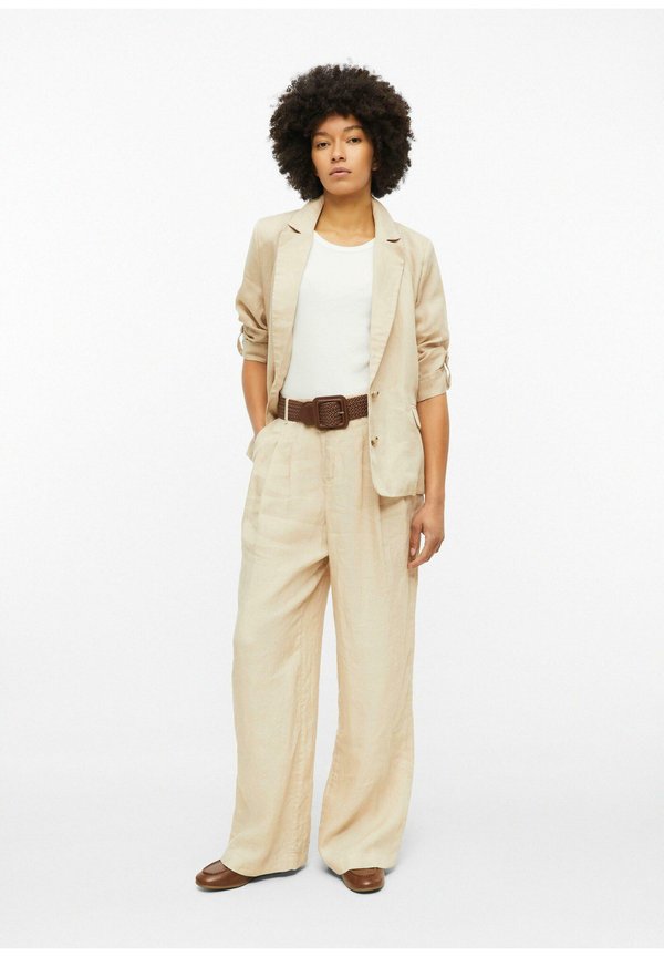 s.Oliver TAILLENGÜRTEL - Braided belt - mokka