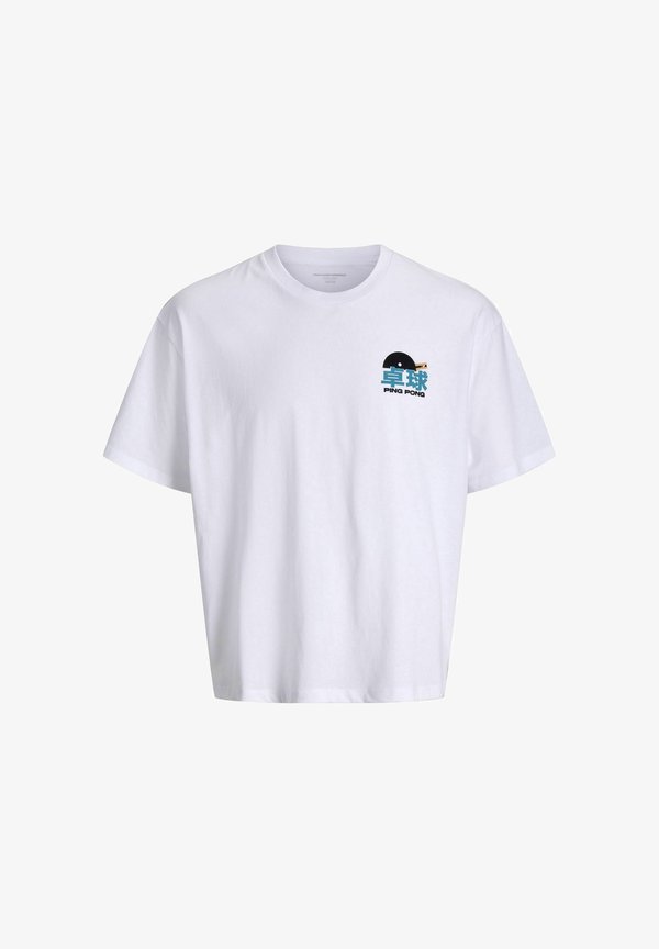 Jack & Jones T- - Print T-shirt - bright white