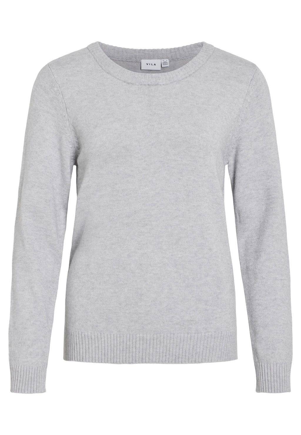 VILA VIRIL O-NECK L/S KNIT TOP - NOOS