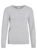 VILA VIRIL O-NECK L/S KNIT TOP - NOOS